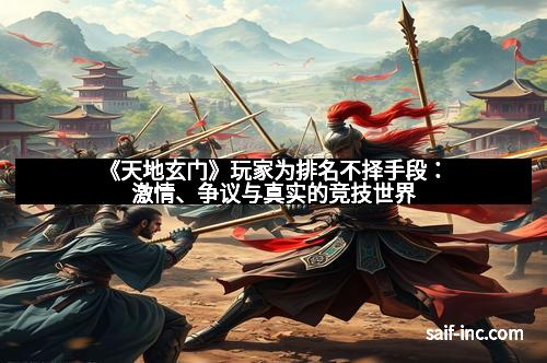 《天地玄门》玩家为排名不择手段：激情、争议与真实的竞技世界